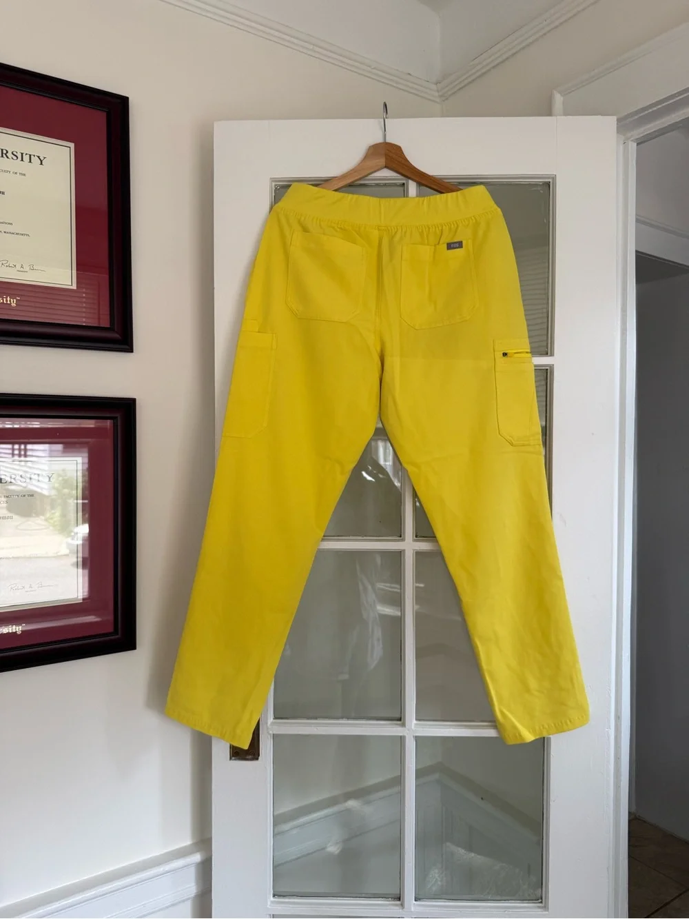 Yellow Women’s Casual Drawstring Pants